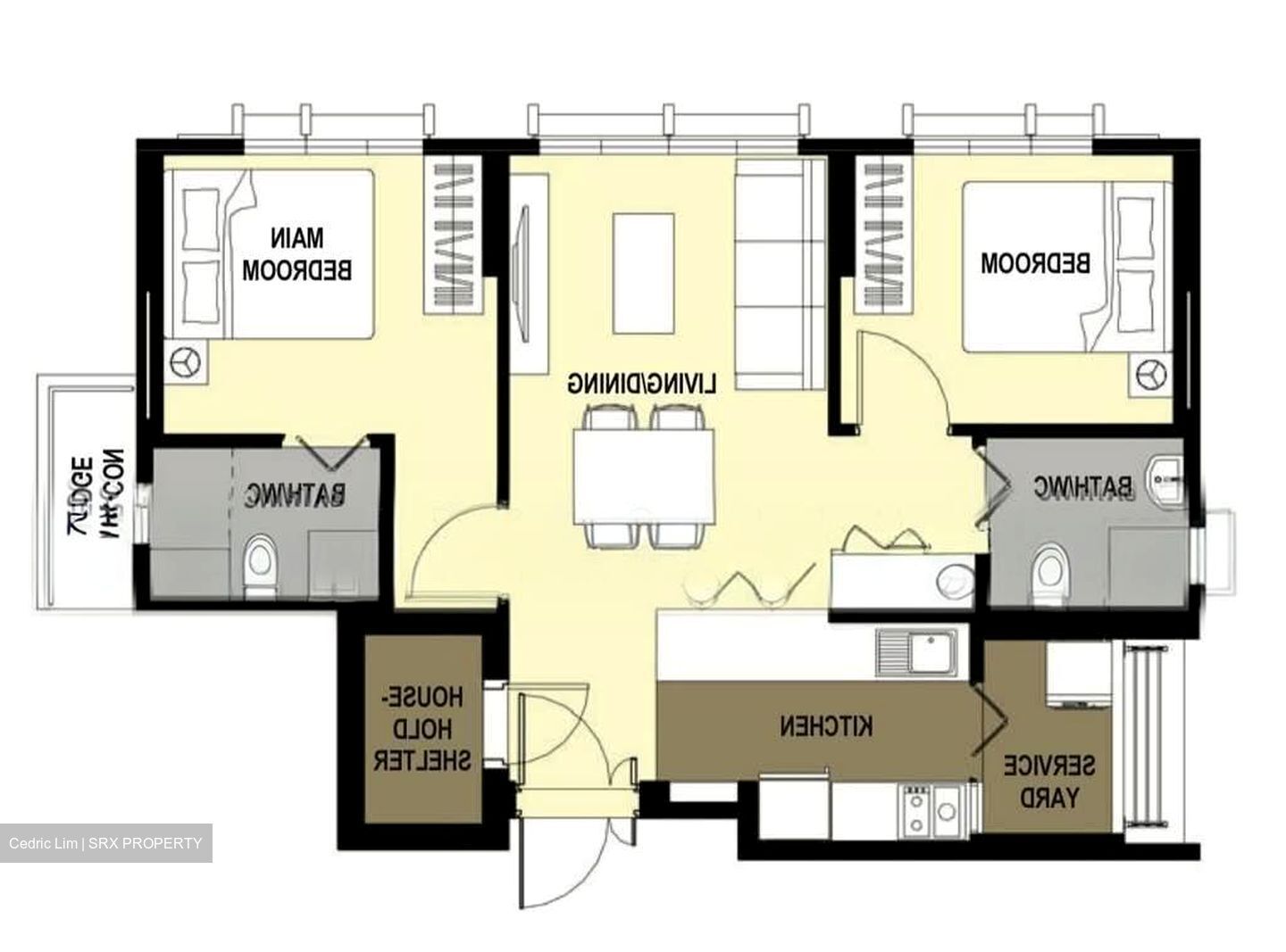 Blk 103 Bidadari Park Drive (Toa Payoh), HDB 3 Rooms #536496591